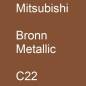 Preview: Mitsubishi, Bronn Metallic, C22.